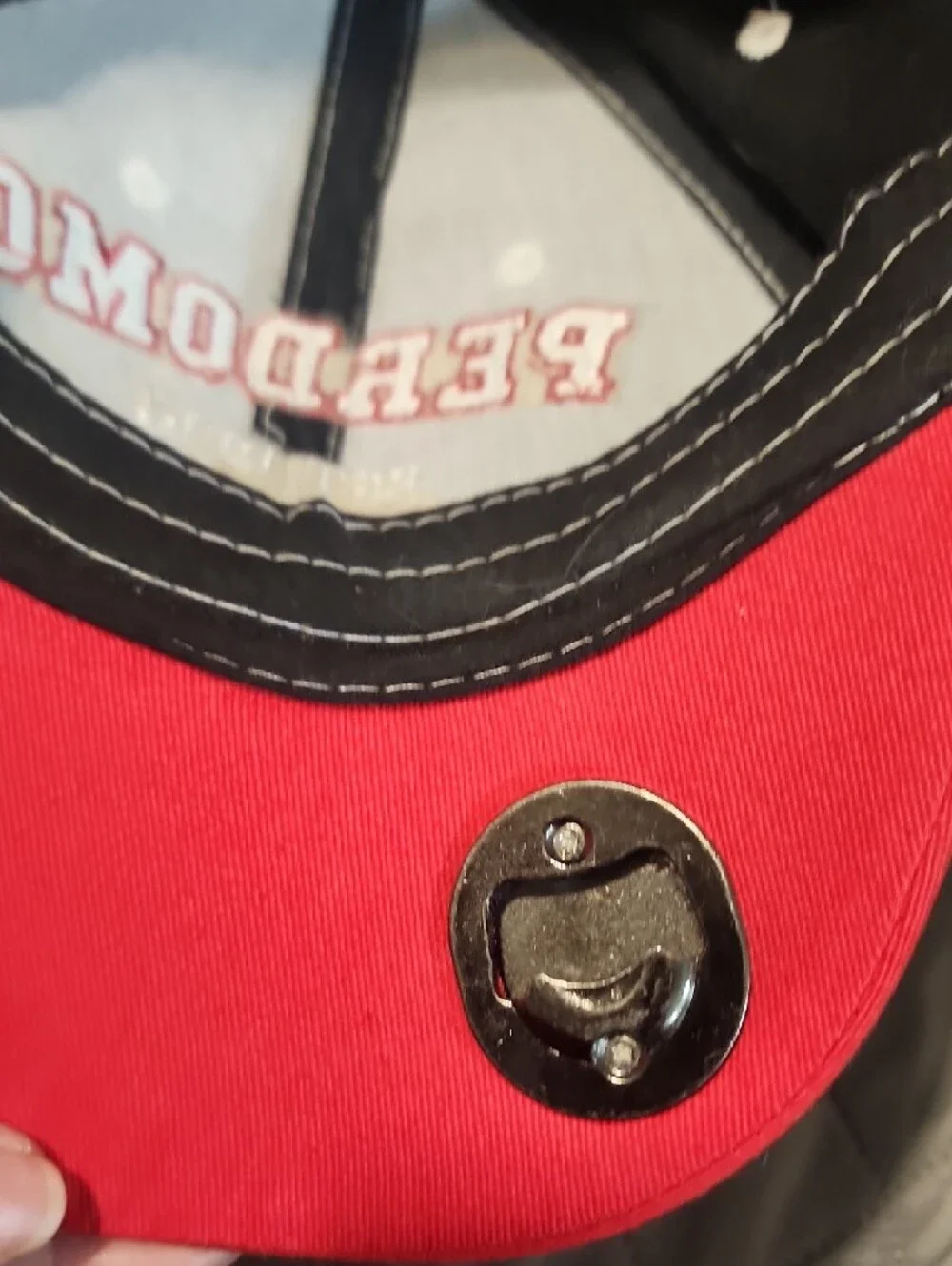 Perdomo Cigars Black & Red Logo Baseball Cap